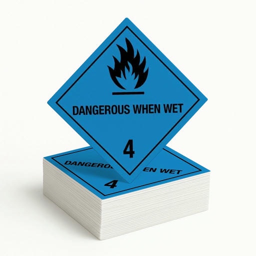 Gefahrgutetikett, siehe Produktbild