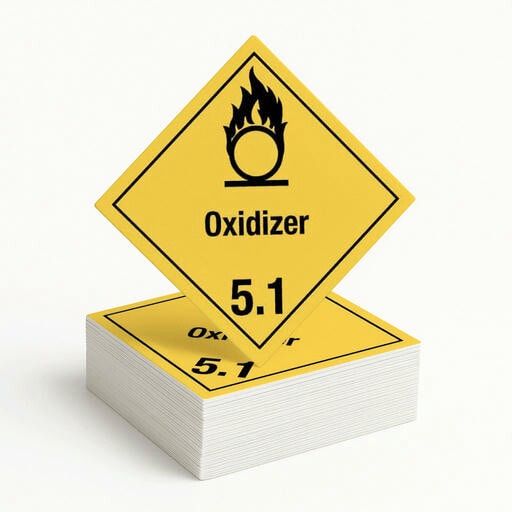 Gefahrgutetikett Klasse 5