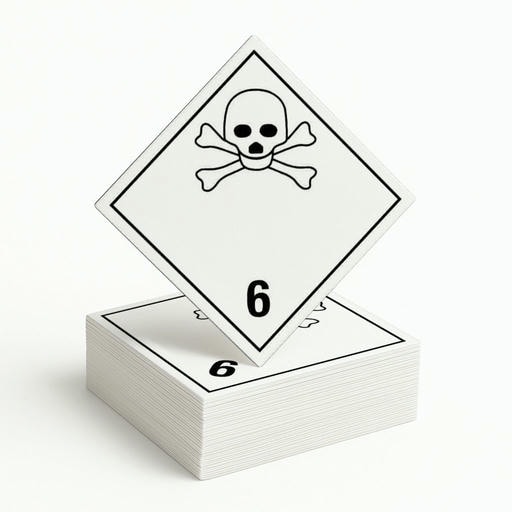 Gefahrgutetikett Klasse 6