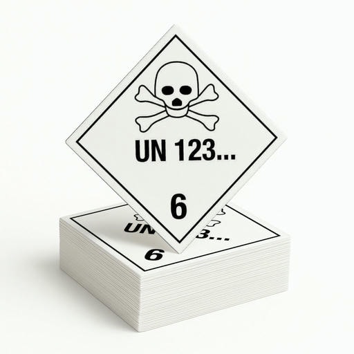 Gefahrgutetikett Klasse 6