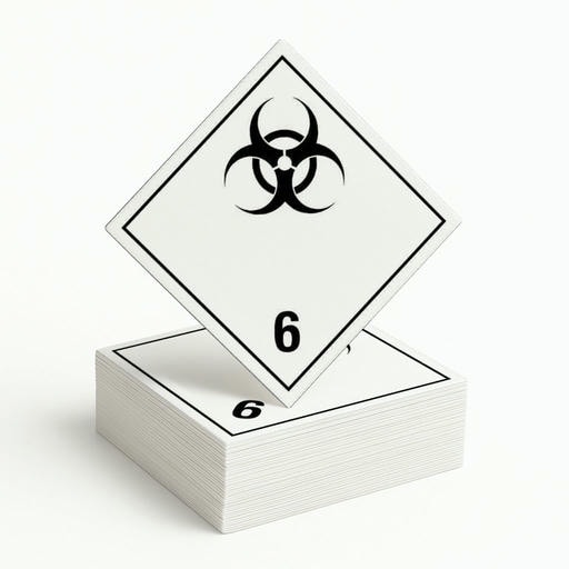 Gefahrgutetikett Klasse 6