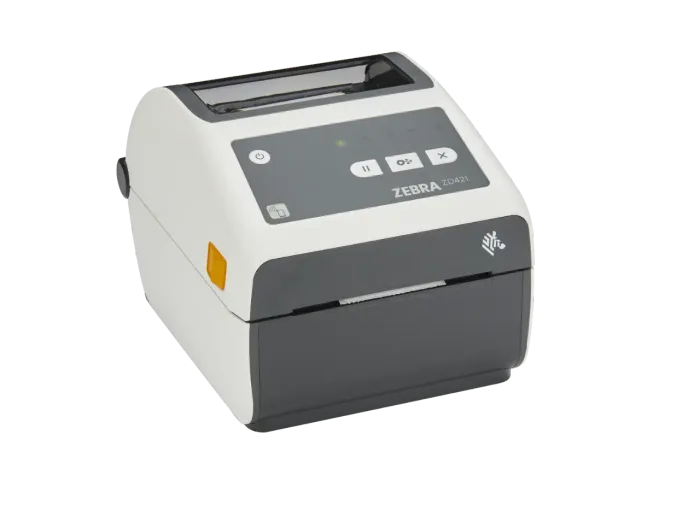 ZEBRA ZD421d Healthcare, 8 Punkte/mm (203dpi), RTC, USB, USB-Host, BT (BLE), Ethernet, weiß, ZD4AH42-D0EE00EZ