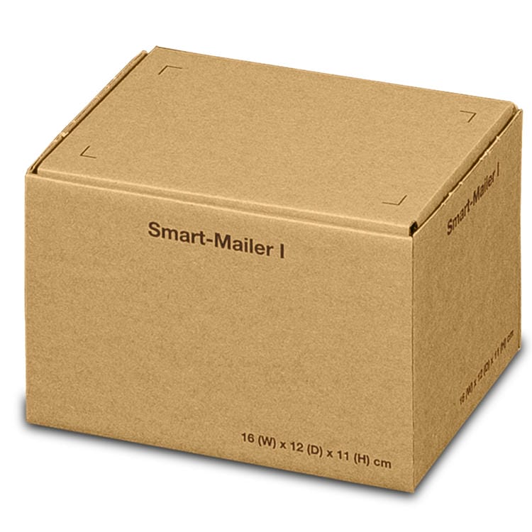 Smart-Mailer 1, braun, 160x120x110mm, 20er