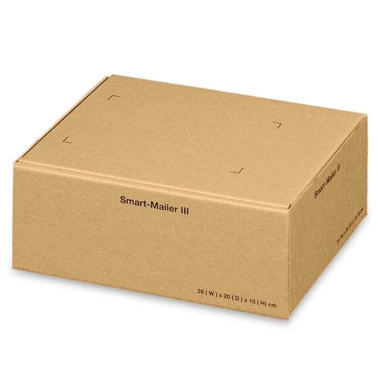 Smart-Mailer 3, braun, 100x200x250mm, 20er
