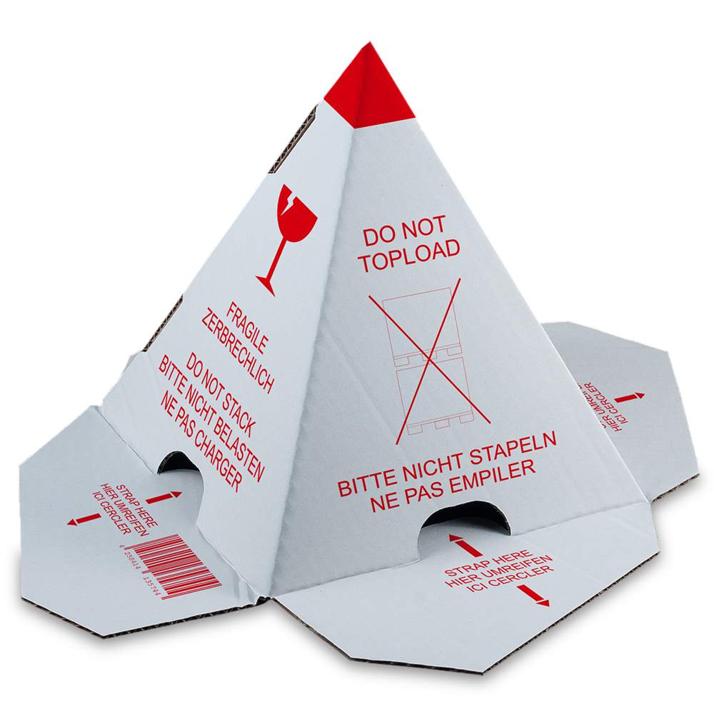 Palettenhütchen mit Haftklebung (360x360x230 mm)