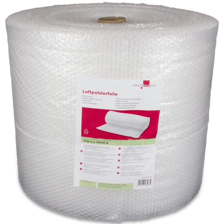 Luftpolsterfolie, Großrollen (0,5x100 m)