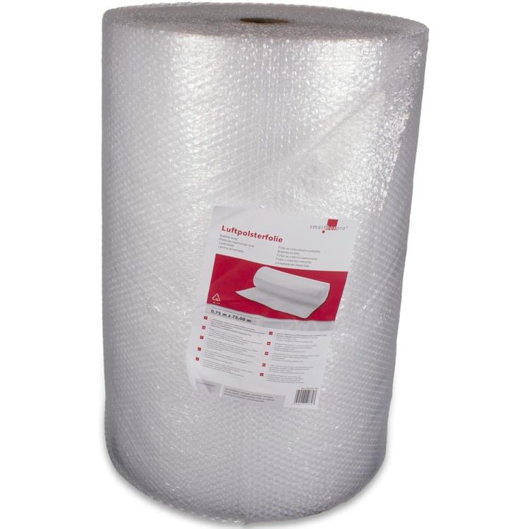 Luftpolsterfolie, Großrollen (0,75x75 m)