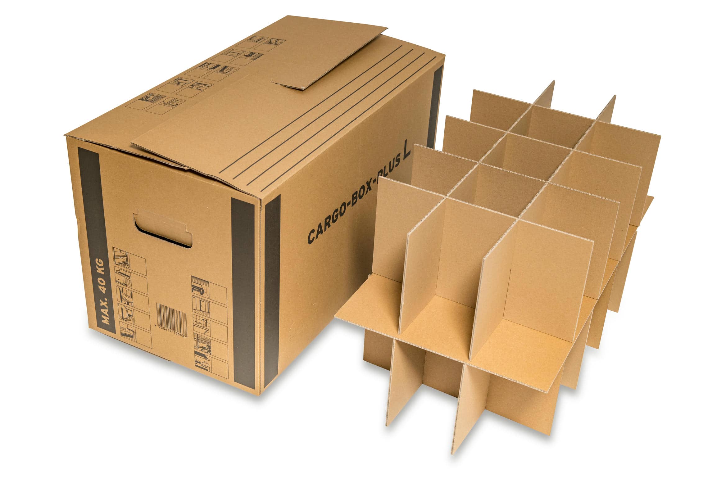 Gläserkarton (640x340x360 mm)