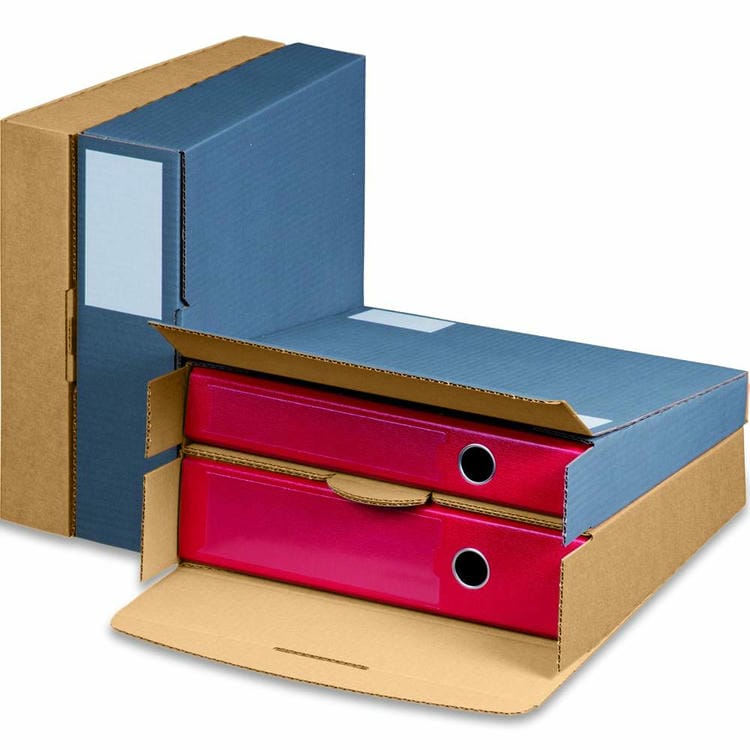 Ordnerversandbox, wiederverschließbar (320x288x50-80 mm)
