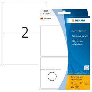 Vielzwecketiketten weiß