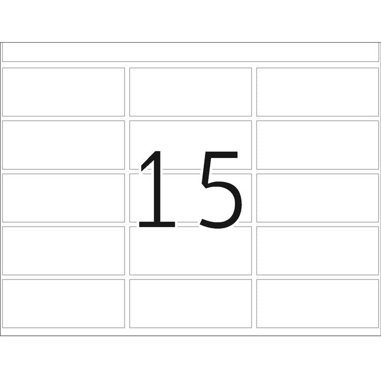 Haftetiketten für Druckmaschinen DP1 weiß