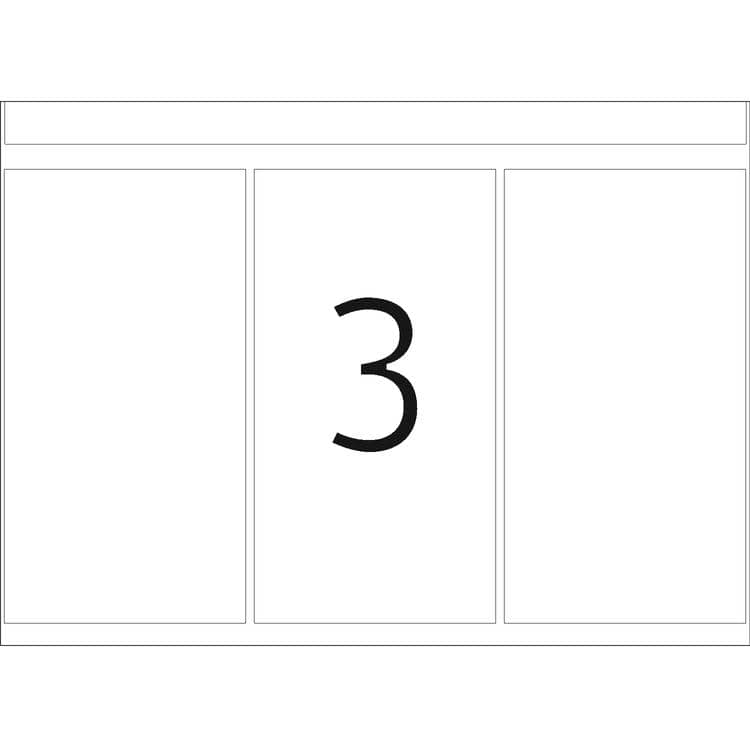 Haftetiketten für Druckmaschinen DP1 weiß