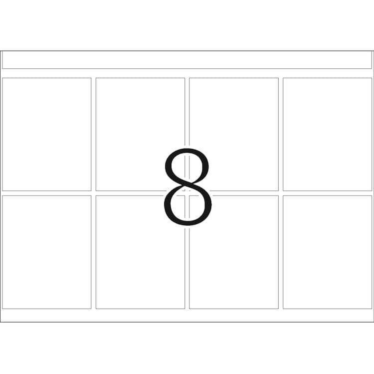 Haftetiketten für Druckmaschinen DP1 weiß