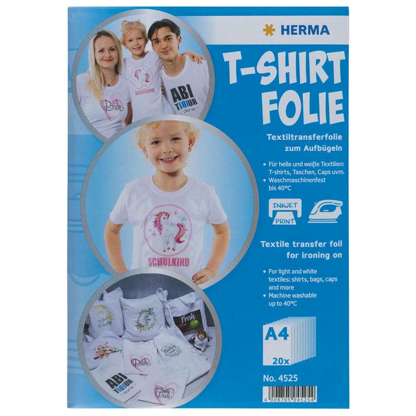 T-shirt T-Shirt Folie für helle Textilien,