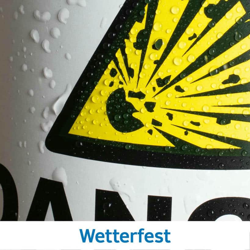 Wetterfeste Inkjet-Etiketten