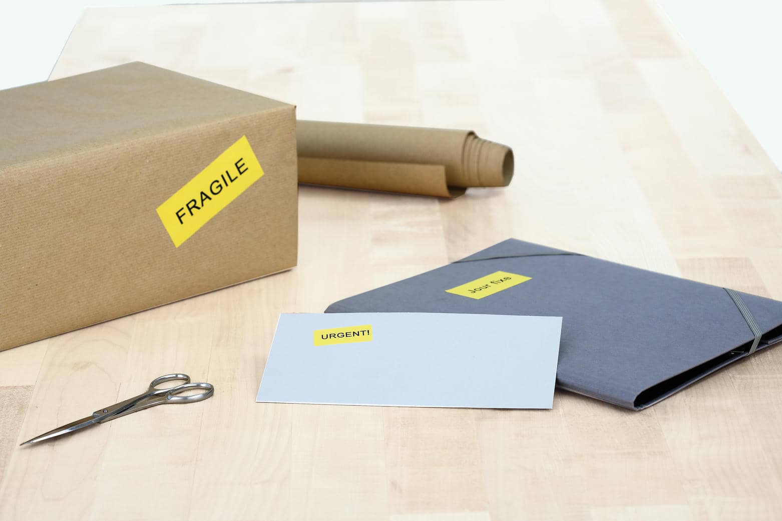 Farbige Etiketten rot, ablösbar